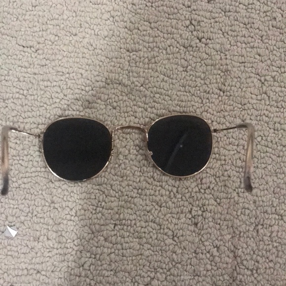 purple lens gold frame sunglasses - Picture 4 of 4